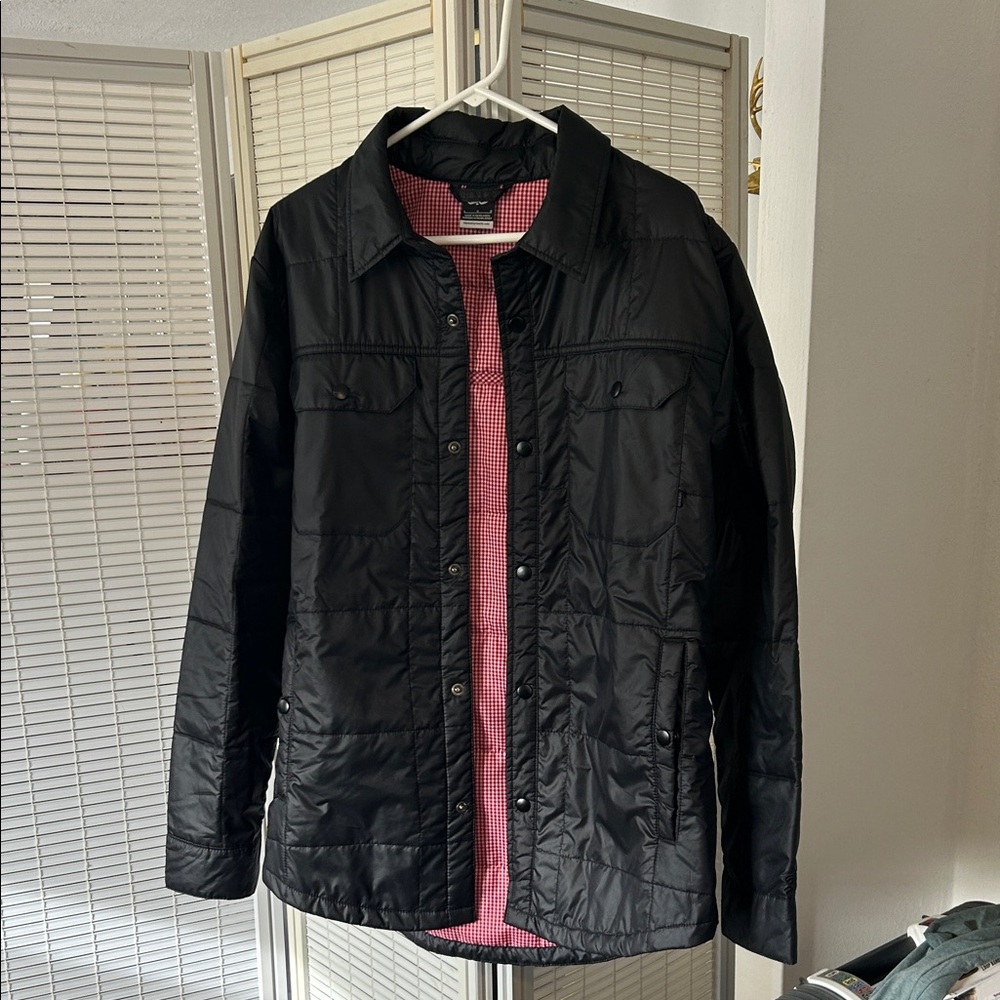 Nike Black Jacket with Red Checkered Interior